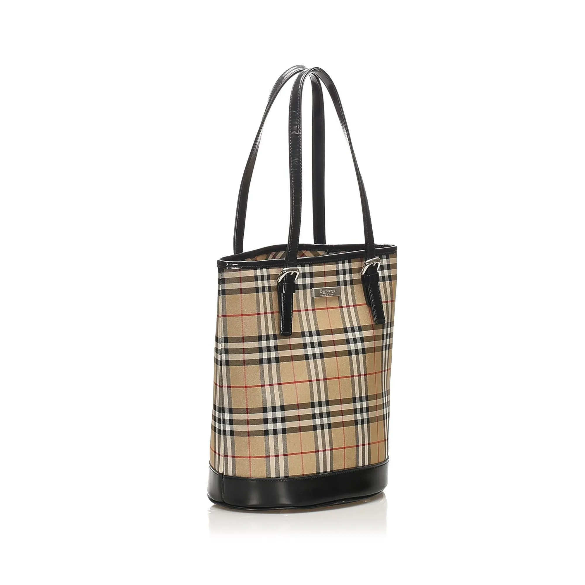 Burberry House Check Canvas Tote Bag (SHG-13937)
