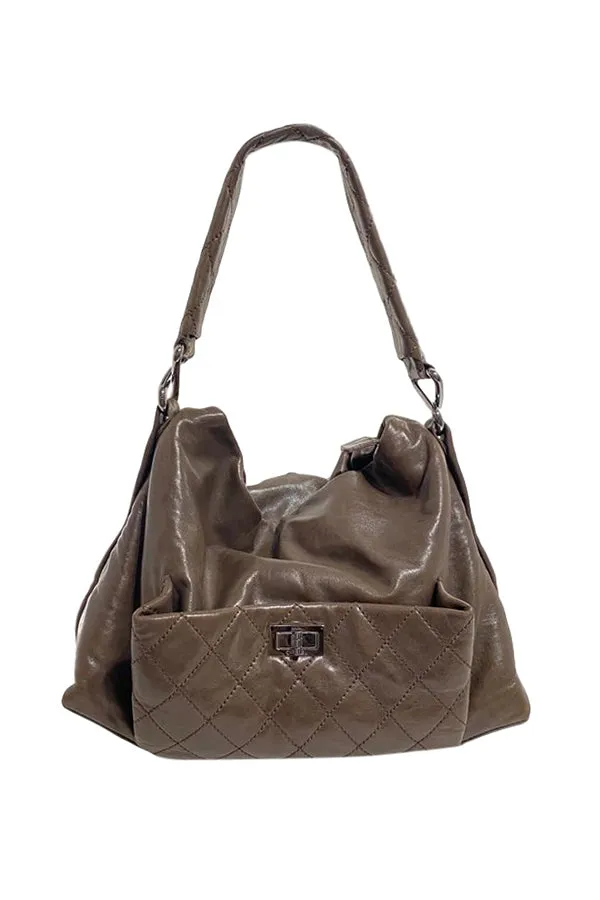 Chanel 8 Knots Olive Hobo