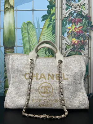 Chanel deauville GM tote bag