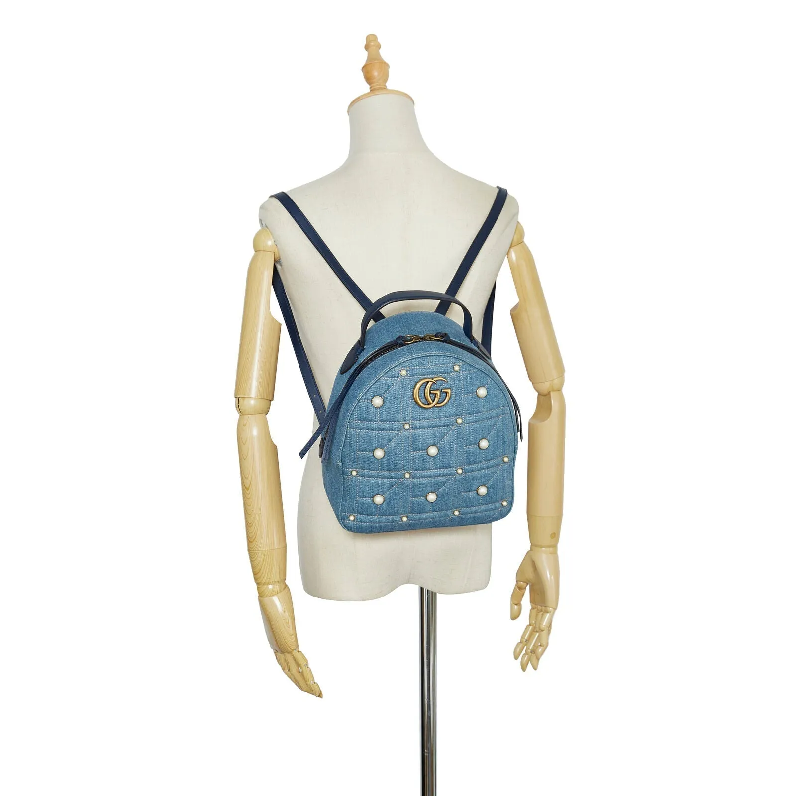 Gucci Small Gg Marmont Pearl Blue