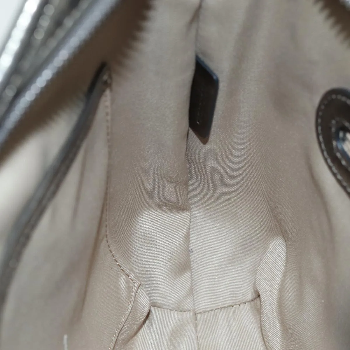 Trendy Inspired Burberry Nova Check Shoulder Bag Coated Canvas Beige Auth 75141