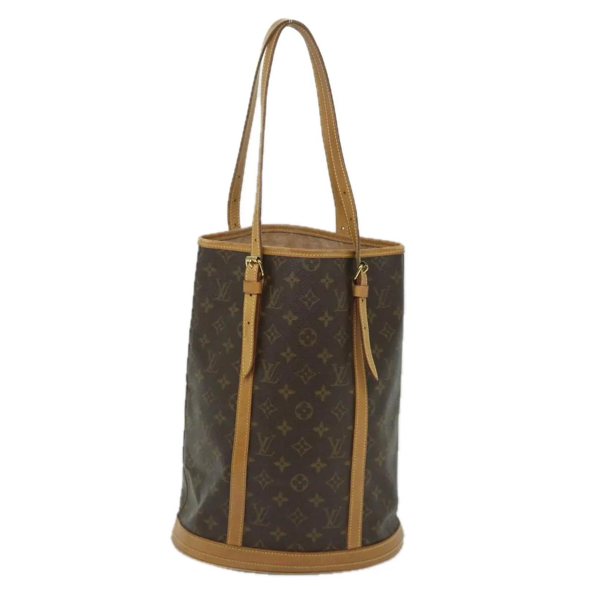 Trendy Inspired Louis Vuitton Monogram Bucket Gm Shoulder Bag M42236 Lv Auth Th4170