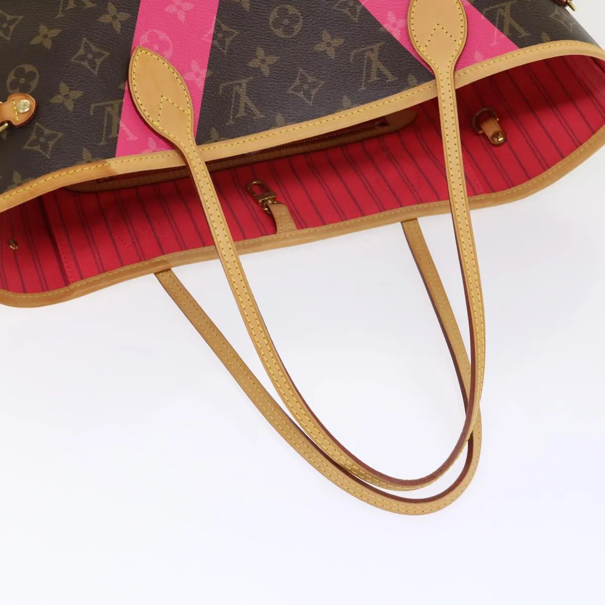 Trendy Inspired Louis Vuitton Monogram Neverfull Mm Tote Bag Grenard M41602 Lv Auth 51265a