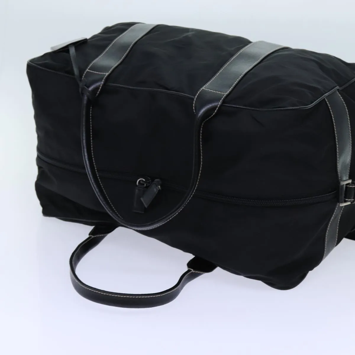 Trendy Inspired Prada Boston Bag Nylon 2way Black Auth 70821